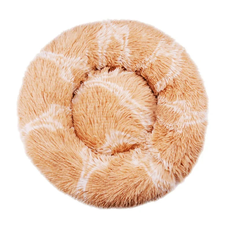 Soft Round Pet Bed for Cats & Dogs - Mrmora