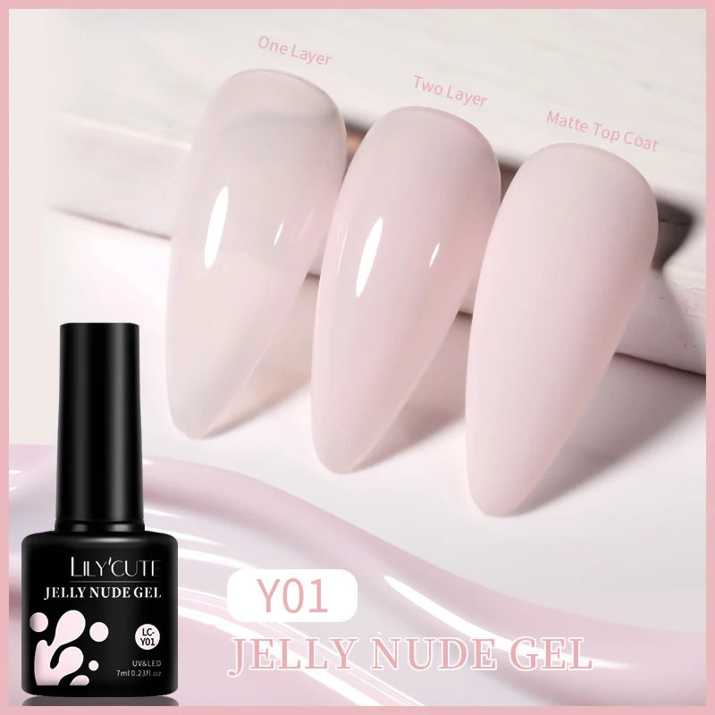 LILYCUTE 100 Colors Nail Gel Polish - Mrmora