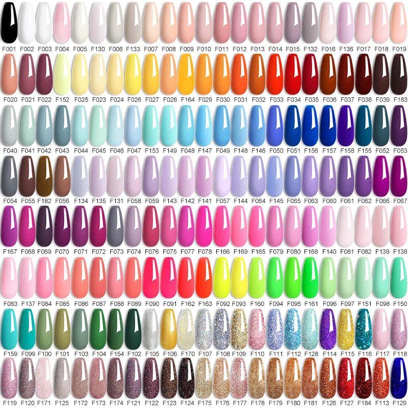 LILYCUTE 100 Colors Nail Gel Polish - Mrmora