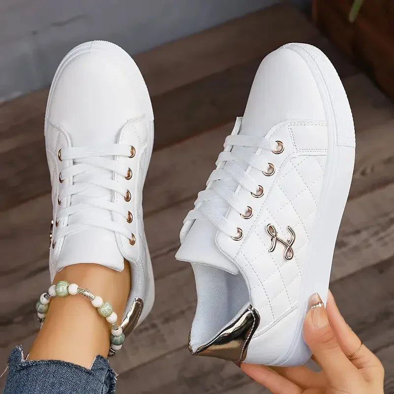 White Fashion Sneakers - Mrmora