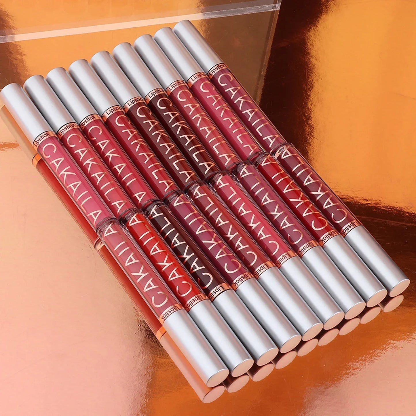 18-Color Matte Liquid Lipstick Set – Long-Lasting & Bold - Mrmora