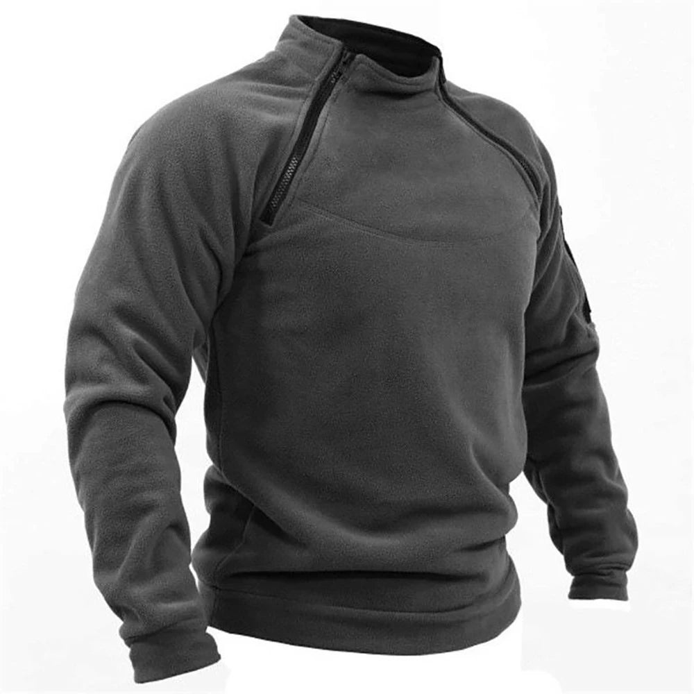 Men’s Tactical Fleece Jacket – Windproof Thermal Outdoor Coat - Mrmora