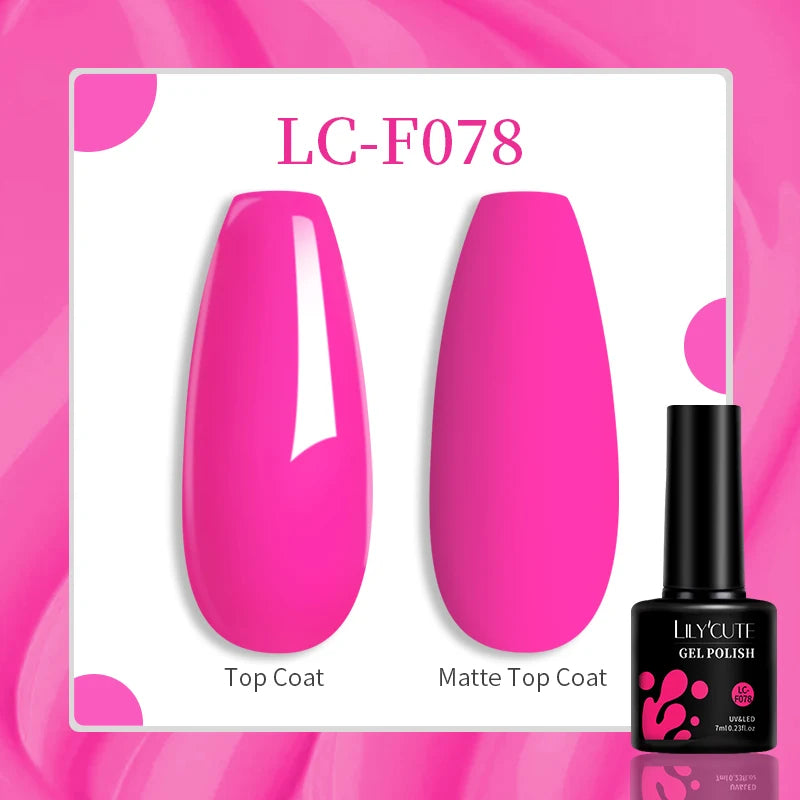 LILYCUTE 100 Colors Nail Gel Polish - Mrmora