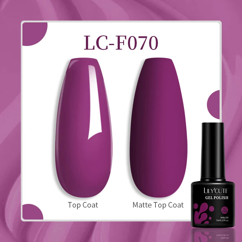 LILYCUTE 100 Colors Nail Gel Polish - Mrmora