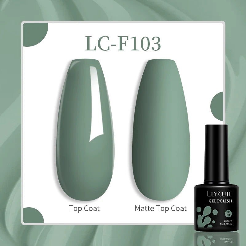 LILYCUTE 100 Colors Nail Gel Polish - Mrmora