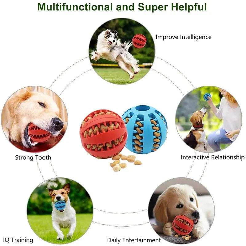 Non-toxic Chew Toy Ball for Dogs & Cats - Mrmora