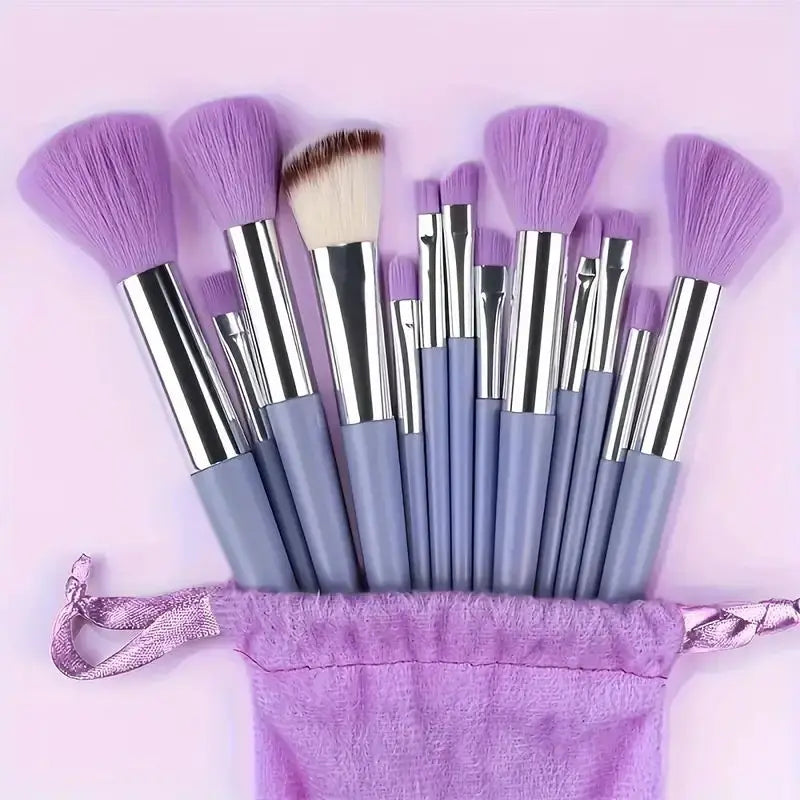 13 PCS Makeup Brushes Set - Soft & Durable Cosmetic Tools - Mrmora