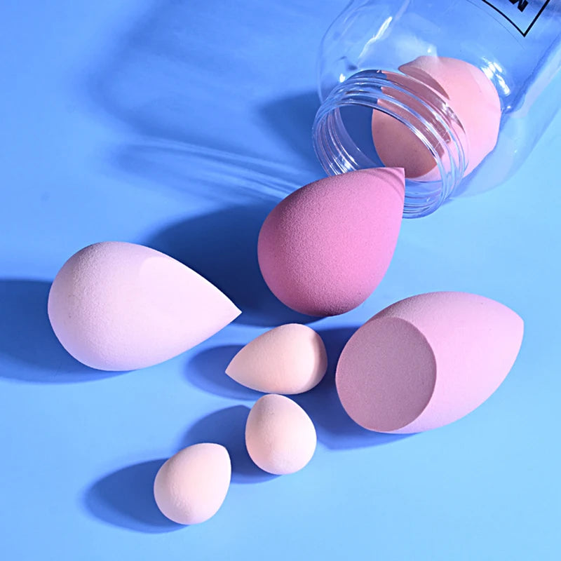 7PCS Dual-Purpose Makeup Sponge Set – Wet & Dry Beauty Eggs - Mrmora