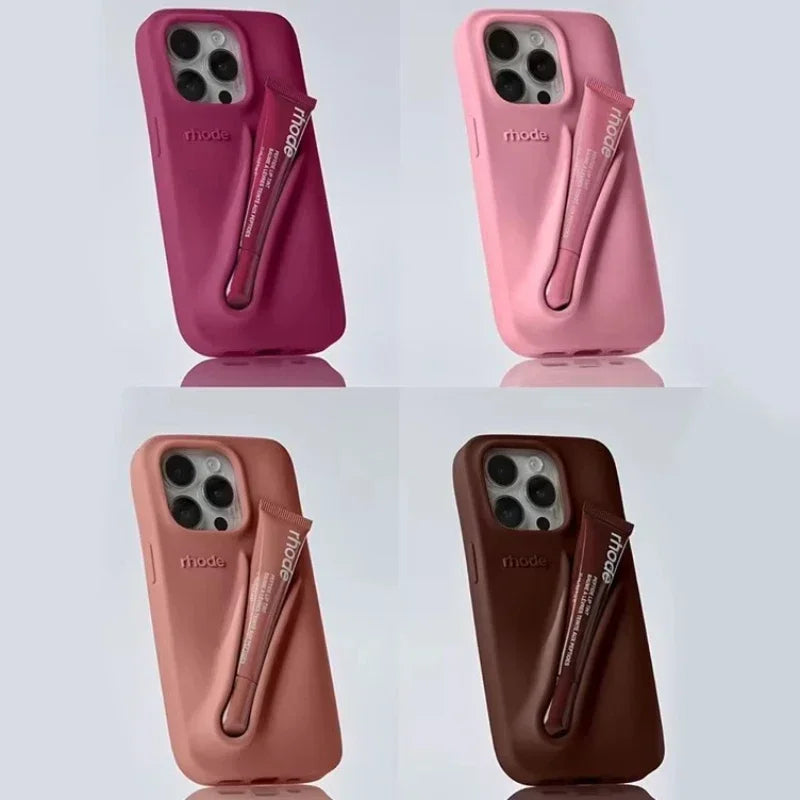 Rhode Fashion Silicone Case – Lip Gloss Holder & Shockproof Protection