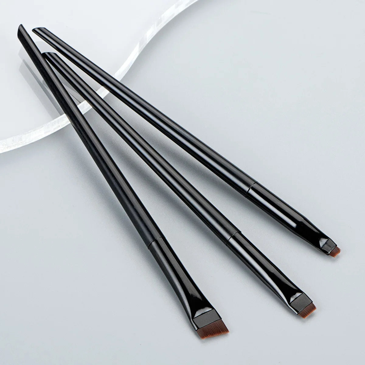 3 Pcs Edge Eyeliner & Eyebrow Brush Set - Mrmora