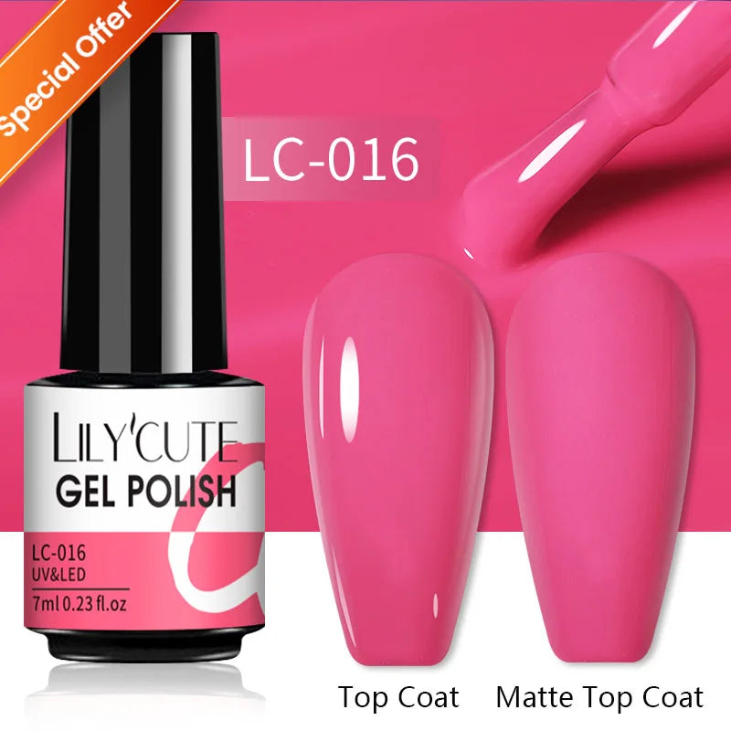 LILYCUTE 100 Colors Nail Gel Polish - Mrmora