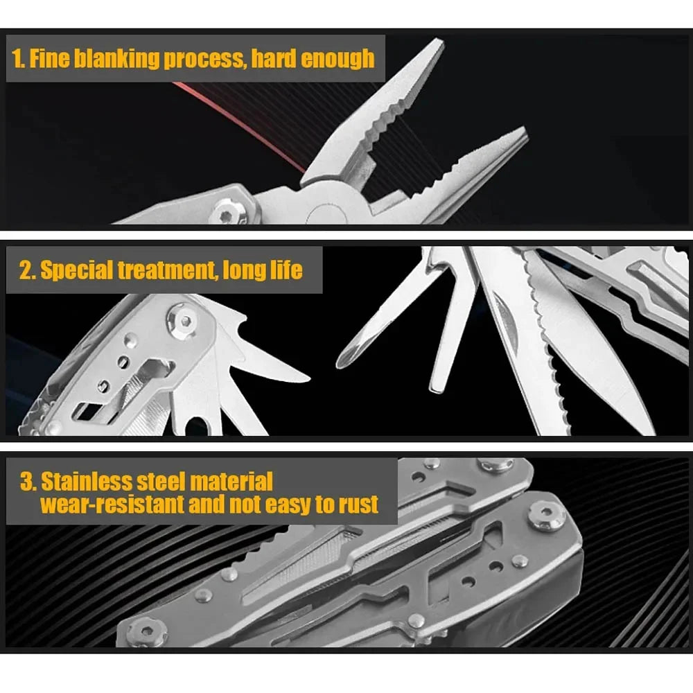 Folding Multi-Tool Pocket Knife – Portable Tactical Gear - Mrmora