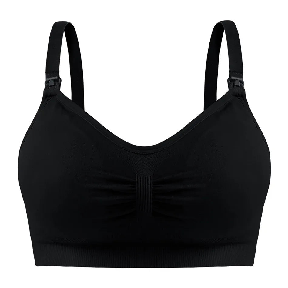 Seamless Maternity Nursing Bra – Comfort & Support - Mrmora