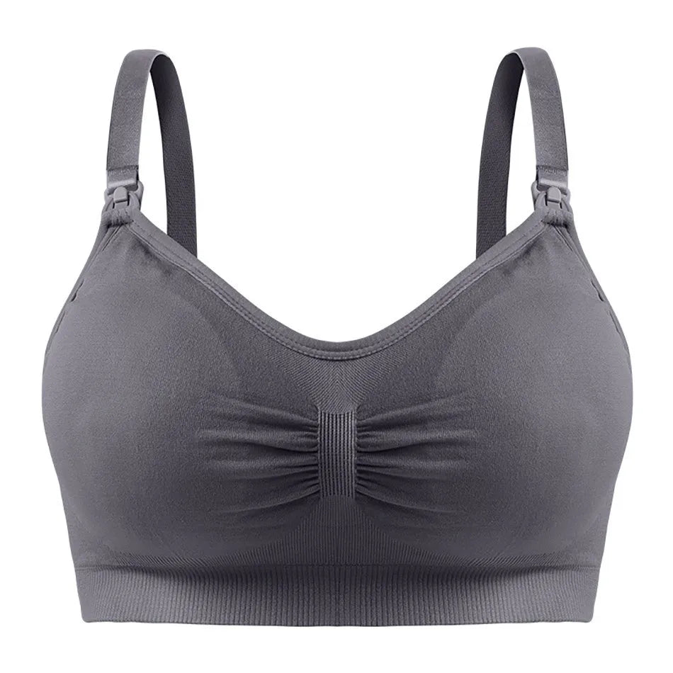 Seamless Maternity Nursing Bra – Comfort & Support - Mrmora