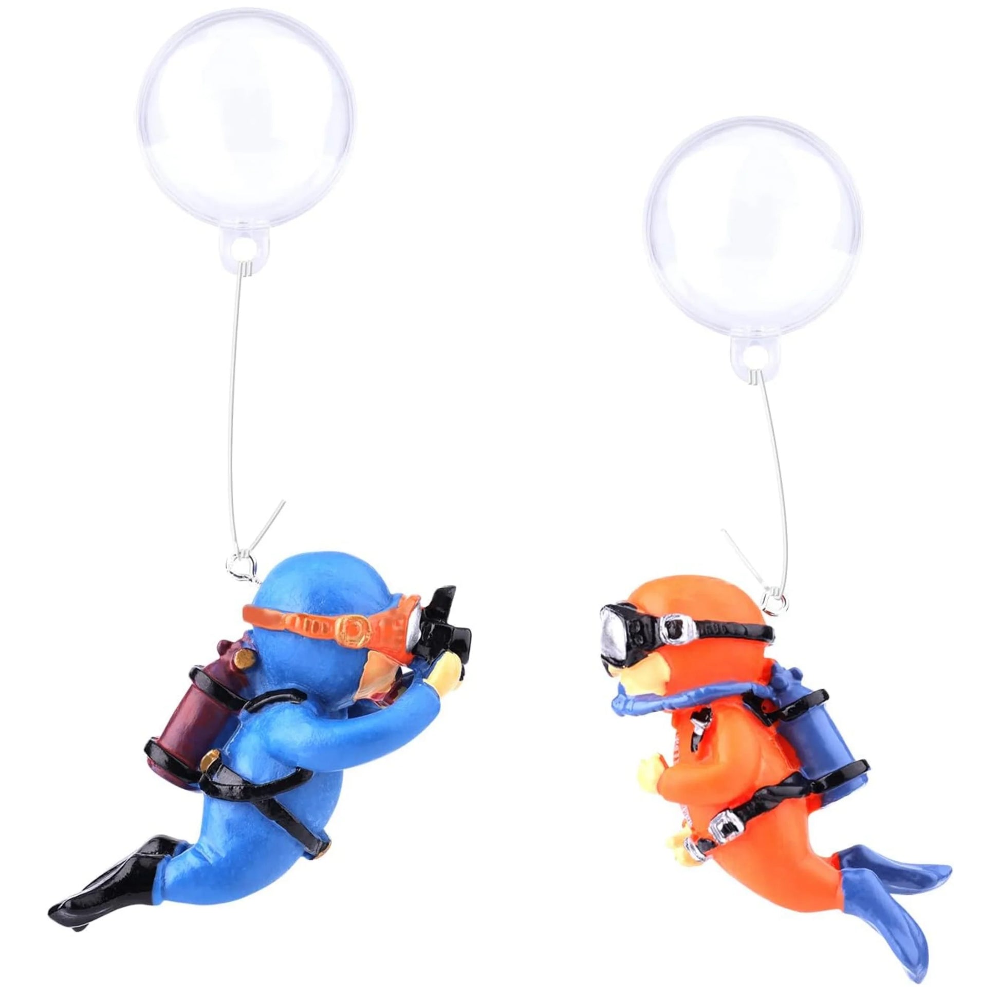 Floating Diver Aquarium Decorations - Mrmora