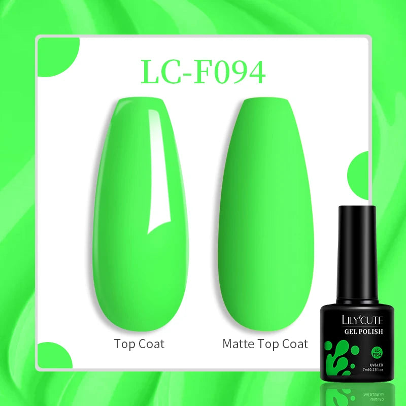 LILYCUTE 100 Colors Nail Gel Polish - Mrmora