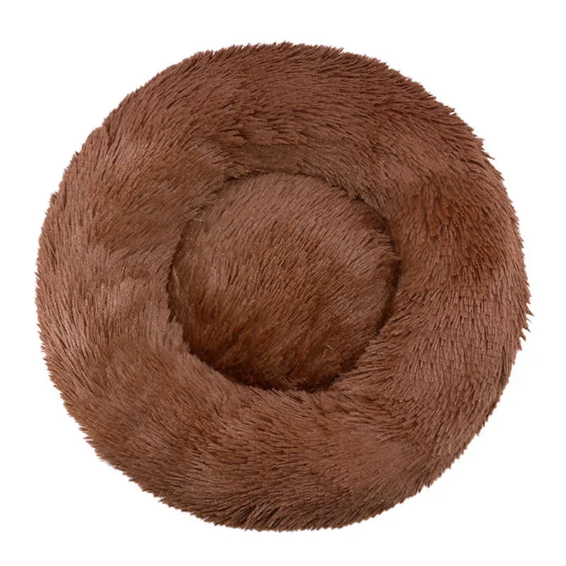 Soft Round Pet Bed for Cats & Dogs - Mrmora