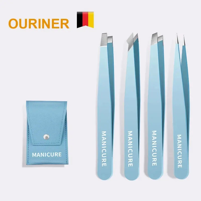 Colorful Stainless Steel Eyebrow Tweezers - Mrmora