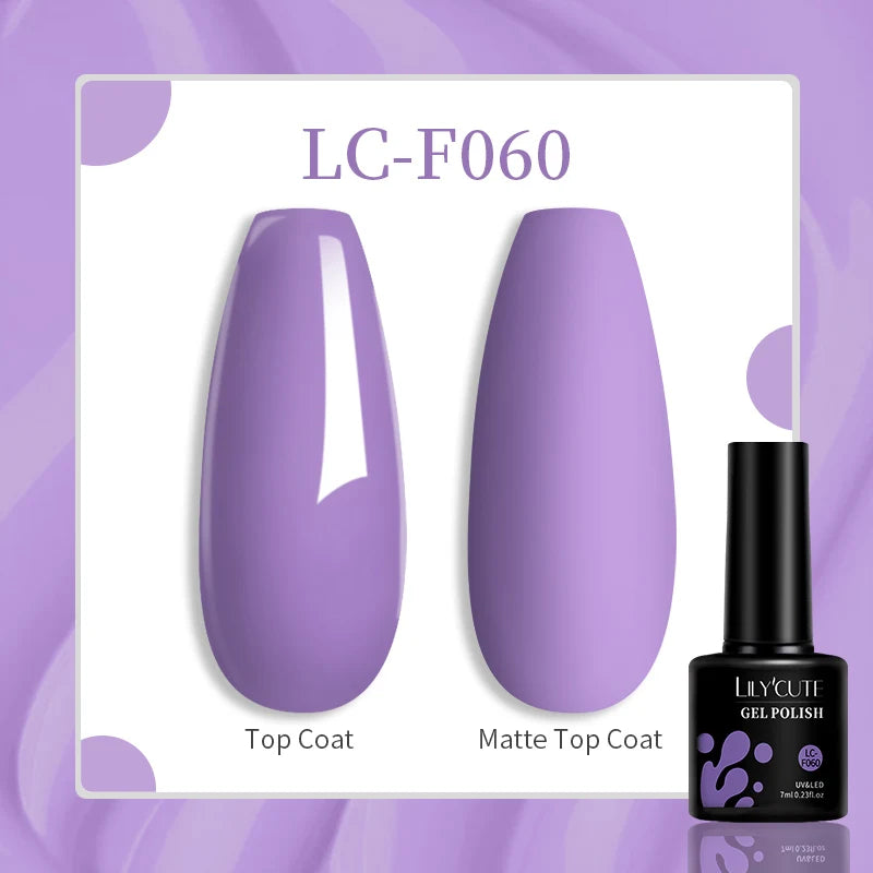 LILYCUTE 100 Colors Nail Gel Polish - Mrmora