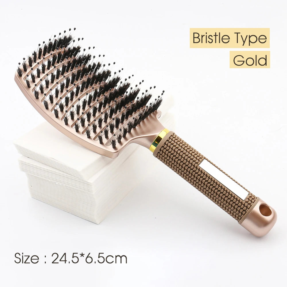 Detangling & Scalp Massaging Hair Brush - Mrmora