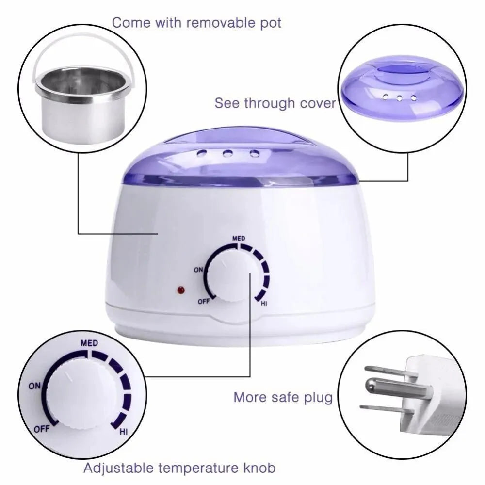 Pro-Wax100 Electric Wax Warmer – Portable Hair Removal Kit - Mrmora