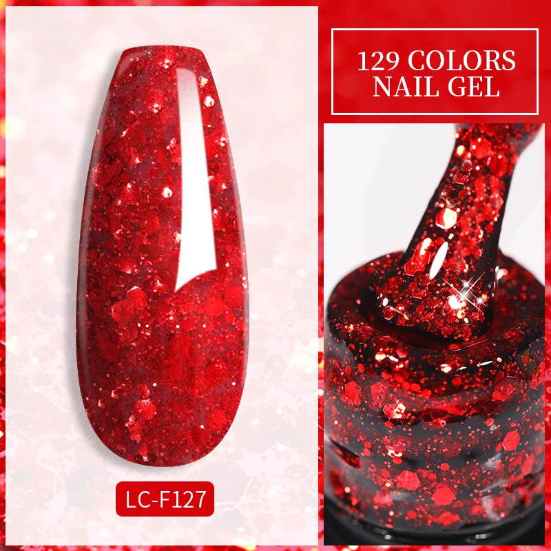 LILYCUTE 100 Colors Nail Gel Polish - Mrmora