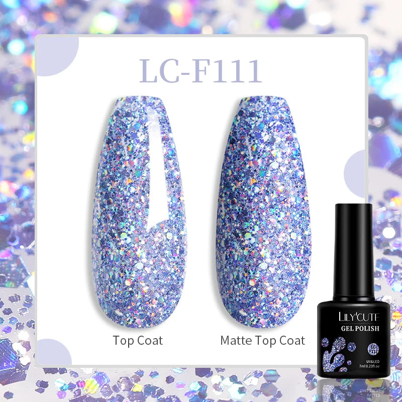 LILYCUTE 100 Colors Nail Gel Polish - Mrmora