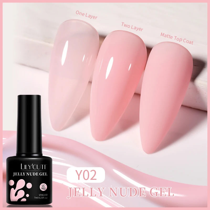 LILYCUTE 100 Colors Nail Gel Polish - Mrmora