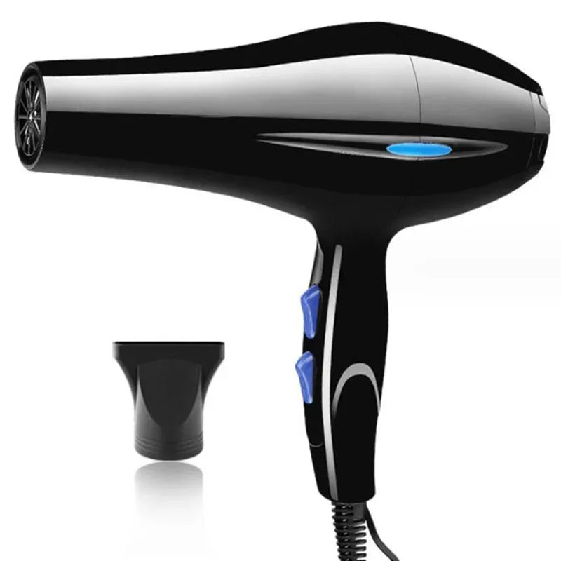 Negative Ion Hair Dryer with 3-Speed Settings & Cold Air Function – Moisturizing & Low Noise - Mrmora