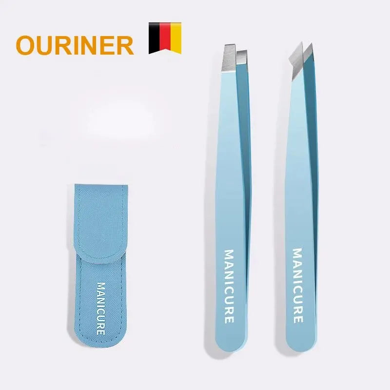 Colorful Stainless Steel Eyebrow Tweezers - Mrmora