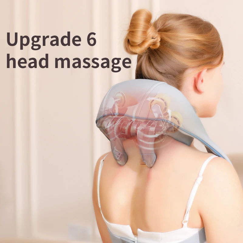 Rechargeable Wireless Neck & Shoulder Massager - Mrmora