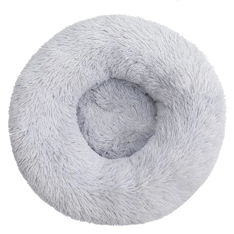 Soft Round Pet Bed for Cats & Dogs - Mrmora