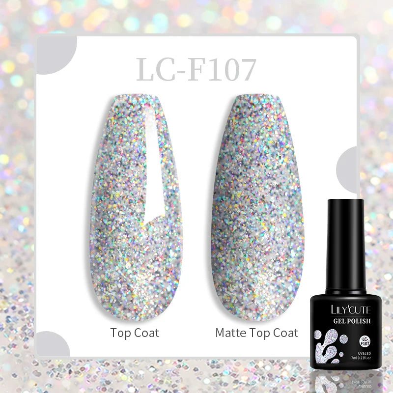 LILYCUTE 100 Colors Nail Gel Polish - Mrmora