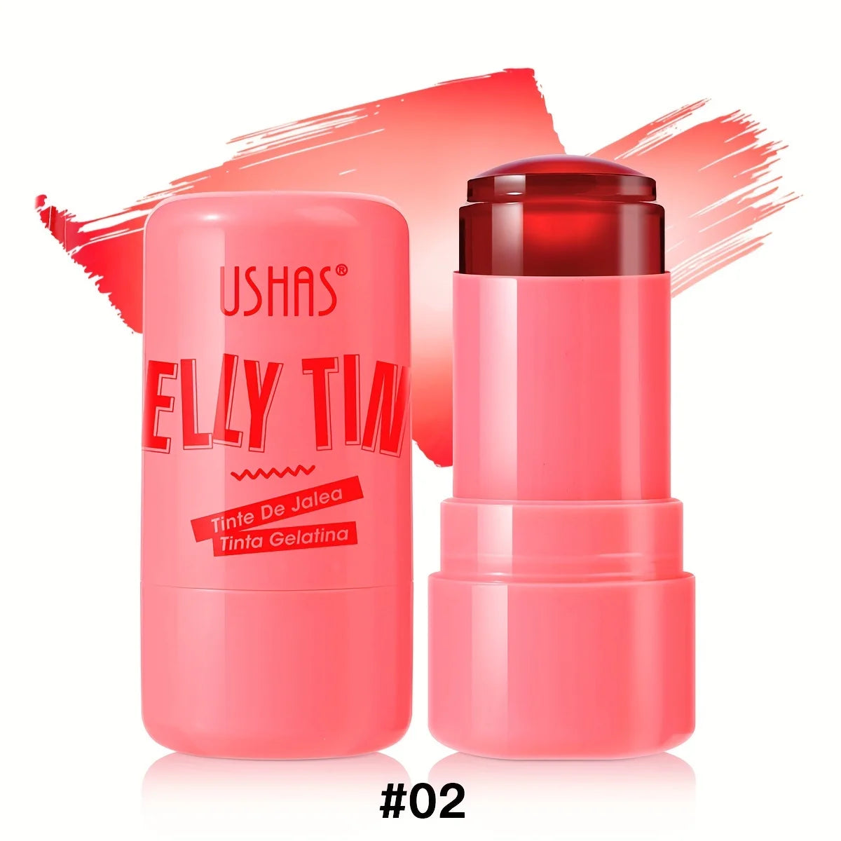 4-Color 3-in-1 Jelly Blush Stick – Blush, Lip Balm & Eyeshadow - Mrmora