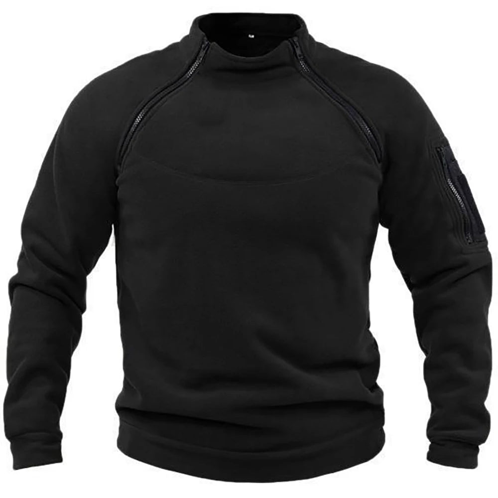 Men’s Tactical Fleece Jacket – Windproof Thermal Outdoor Coat - Mrmora