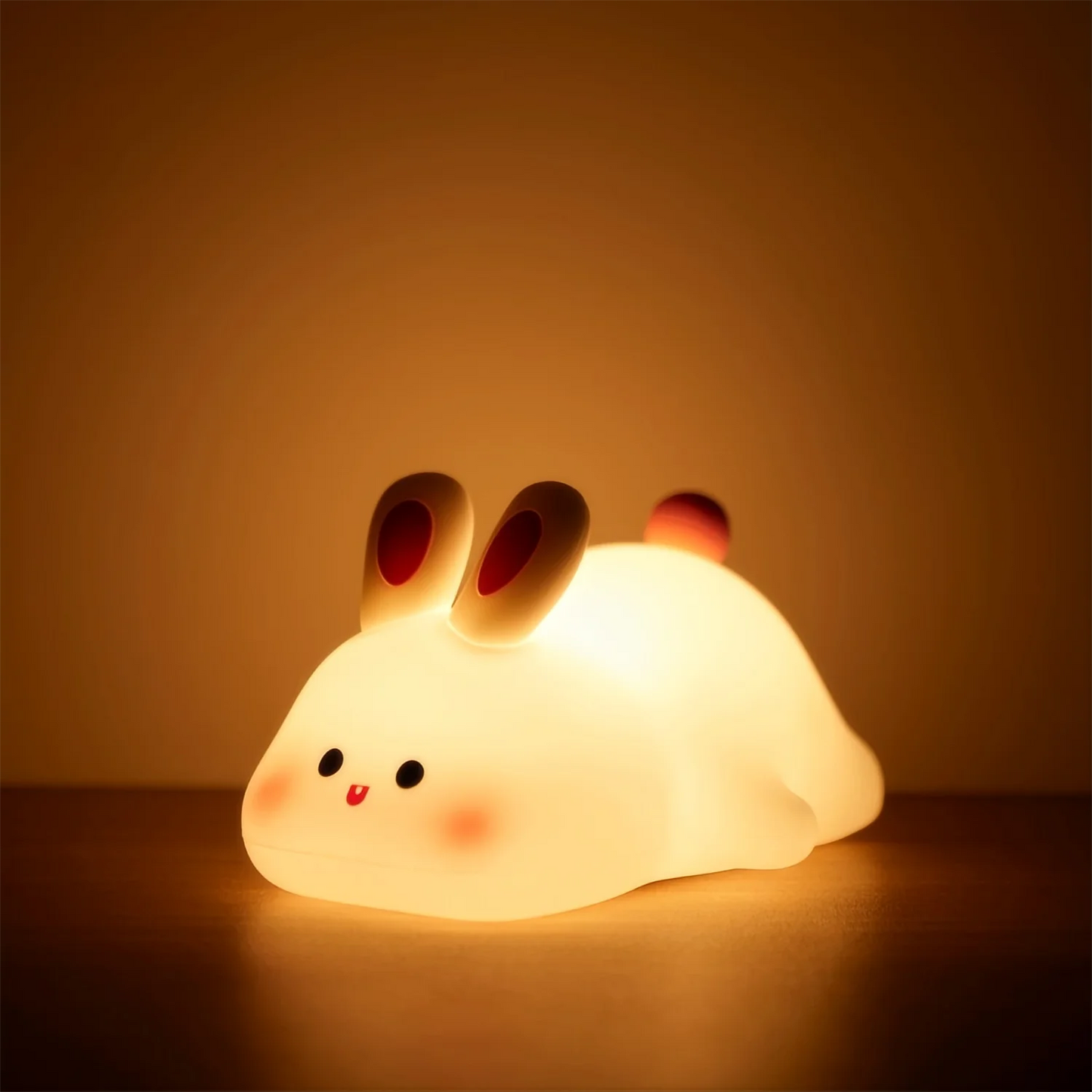 Adorable LED Silicone Night Light – Panda, Sheep, Rabbit Design