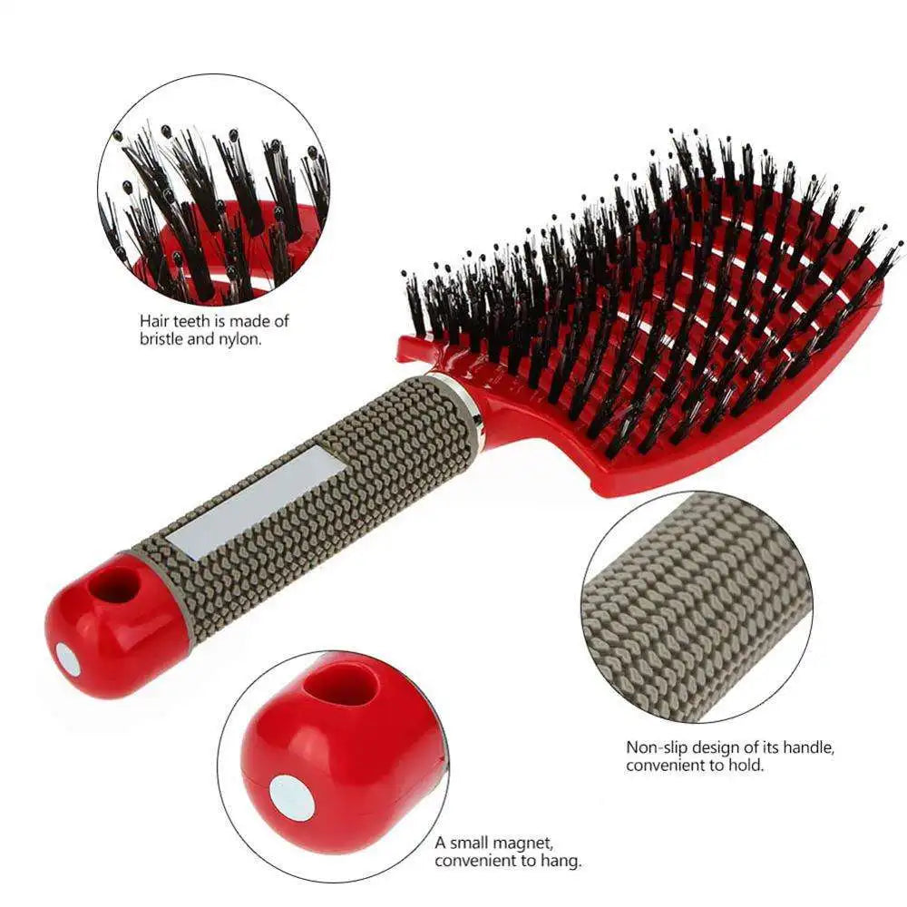 Detangling & Scalp Massaging Hair Brush - Mrmora