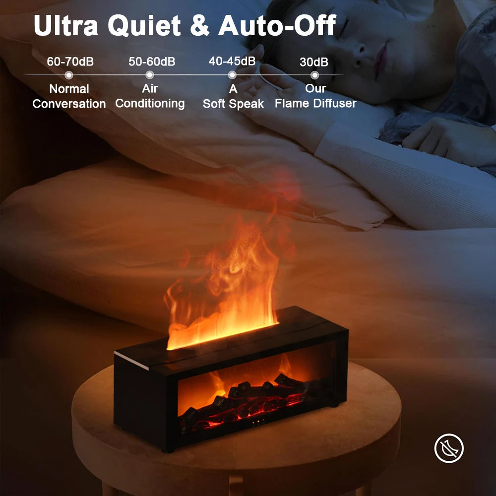 Flame Aroma Humidifier – Relaxing Scent & Moisture