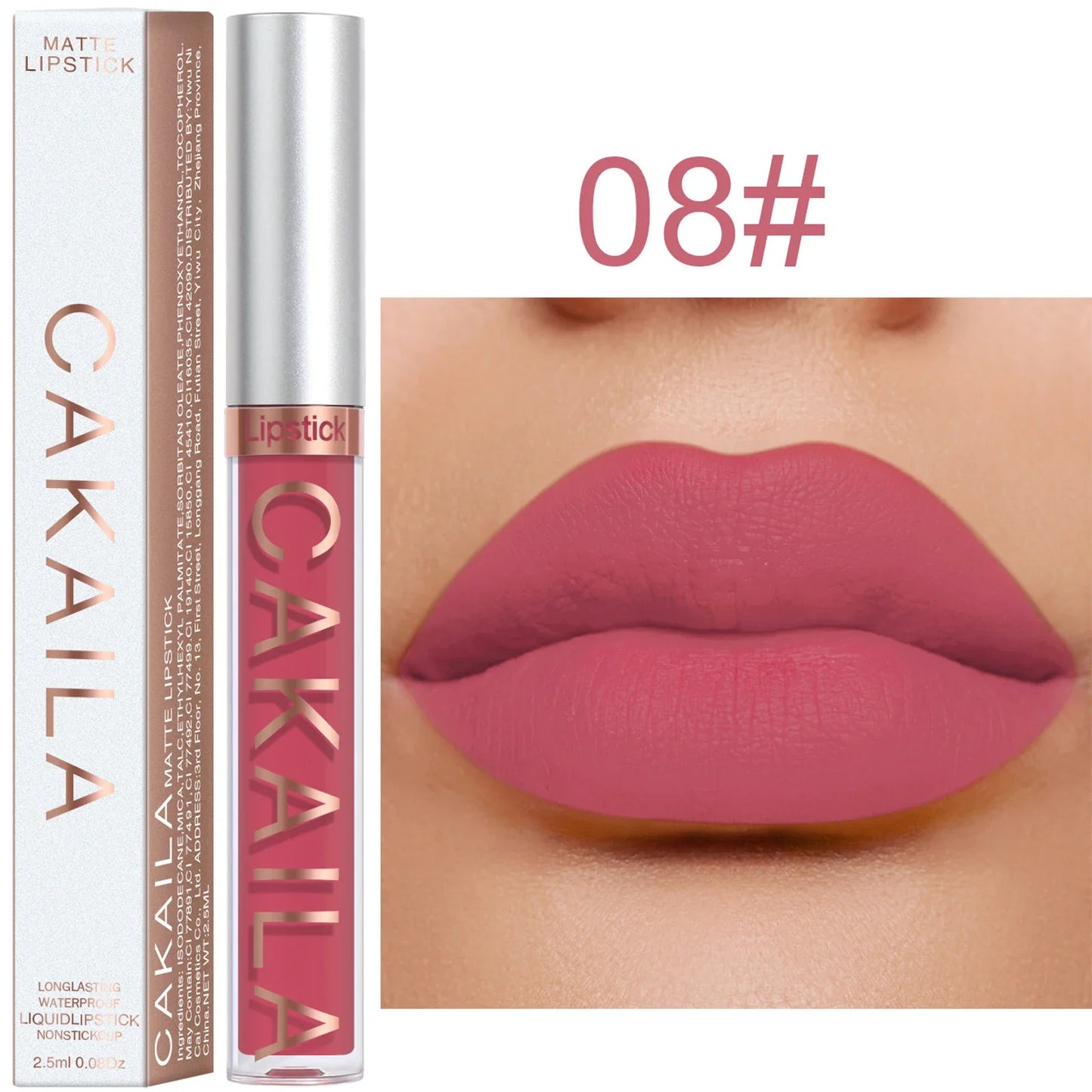 18-Color Matte Liquid Lipstick Set – Long-Lasting & Bold - Mrmora