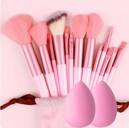 13 PCS Makeup Brushes Set - Soft & Durable Cosmetic Tools - Mrmora