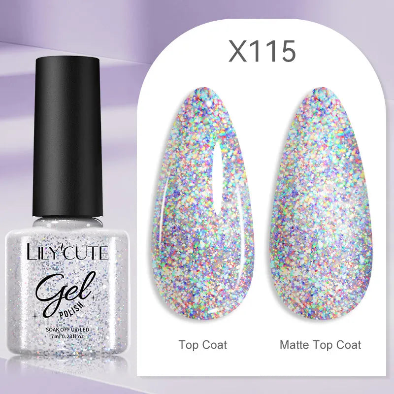 LILYCUTE 100 Colors Nail Gel Polish - Mrmora