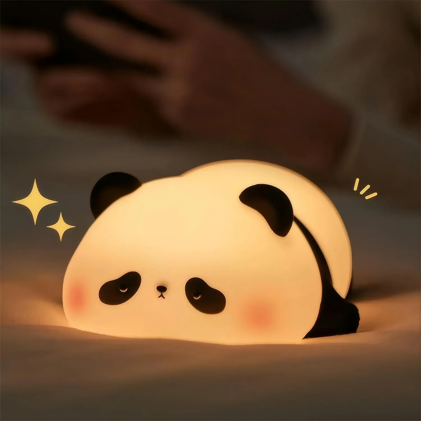 Adorable LED Silicone Night Light – Panda, Sheep, Rabbit Design