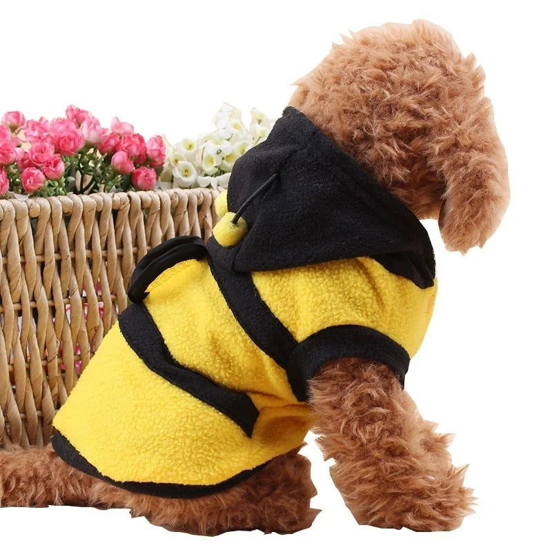 Bee Pet Fleece Hoodie - Mrmora