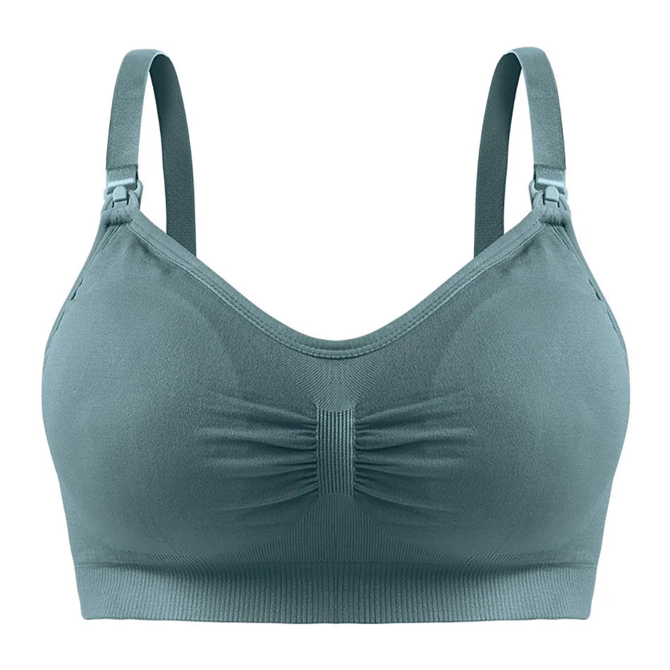 Seamless Maternity Nursing Bra – Comfort & Support - Mrmora