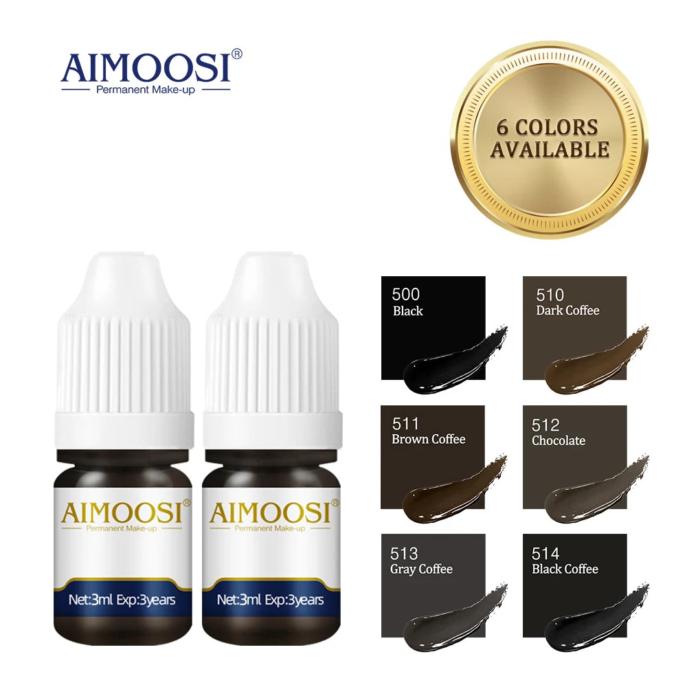 AIMOOSI Professional Semi-Permanent Makeup Pigments – 3ml - Mrmora