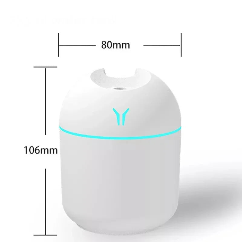 250ML Mini Aroma Oil Diffuser - USB Essential Oil Atomizer with LED Night Lamp - Mrmora