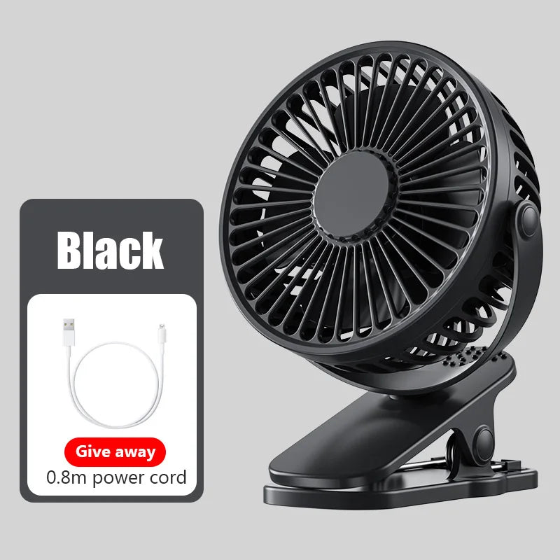 Portable Mini USB Clip Fan – Quiet & Compact Cooling Solution - Mrmora