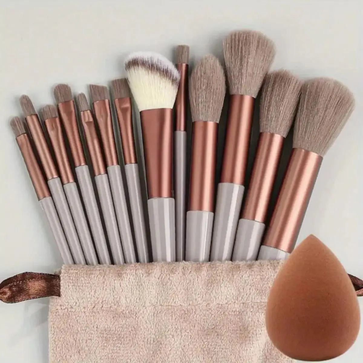 13 PCS Makeup Brushes Set - Soft & Durable Cosmetic Tools - Mrmora