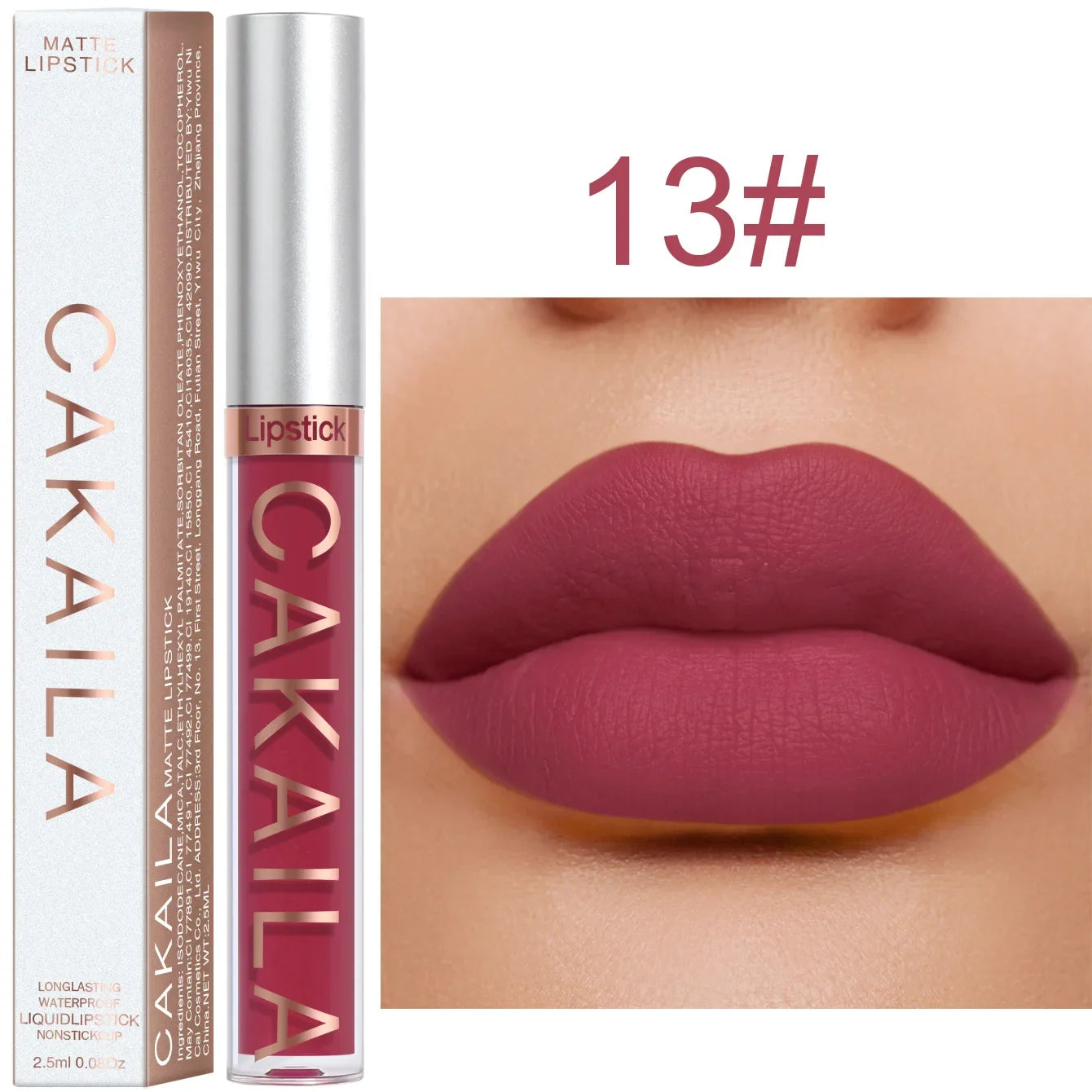 18-Color Matte Liquid Lipstick Set – Long-Lasting & Bold - Mrmora