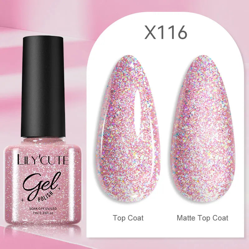 LILYCUTE 100 Colors Nail Gel Polish - Mrmora